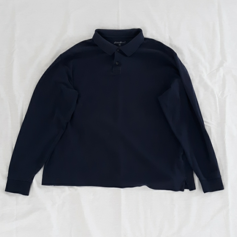 Mens Eddy Bauer Pullover SweaterShirt XL Dark Blue